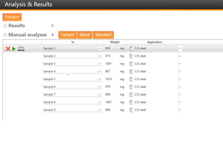 Step 1: Logging the sample into the ELEMENTS software