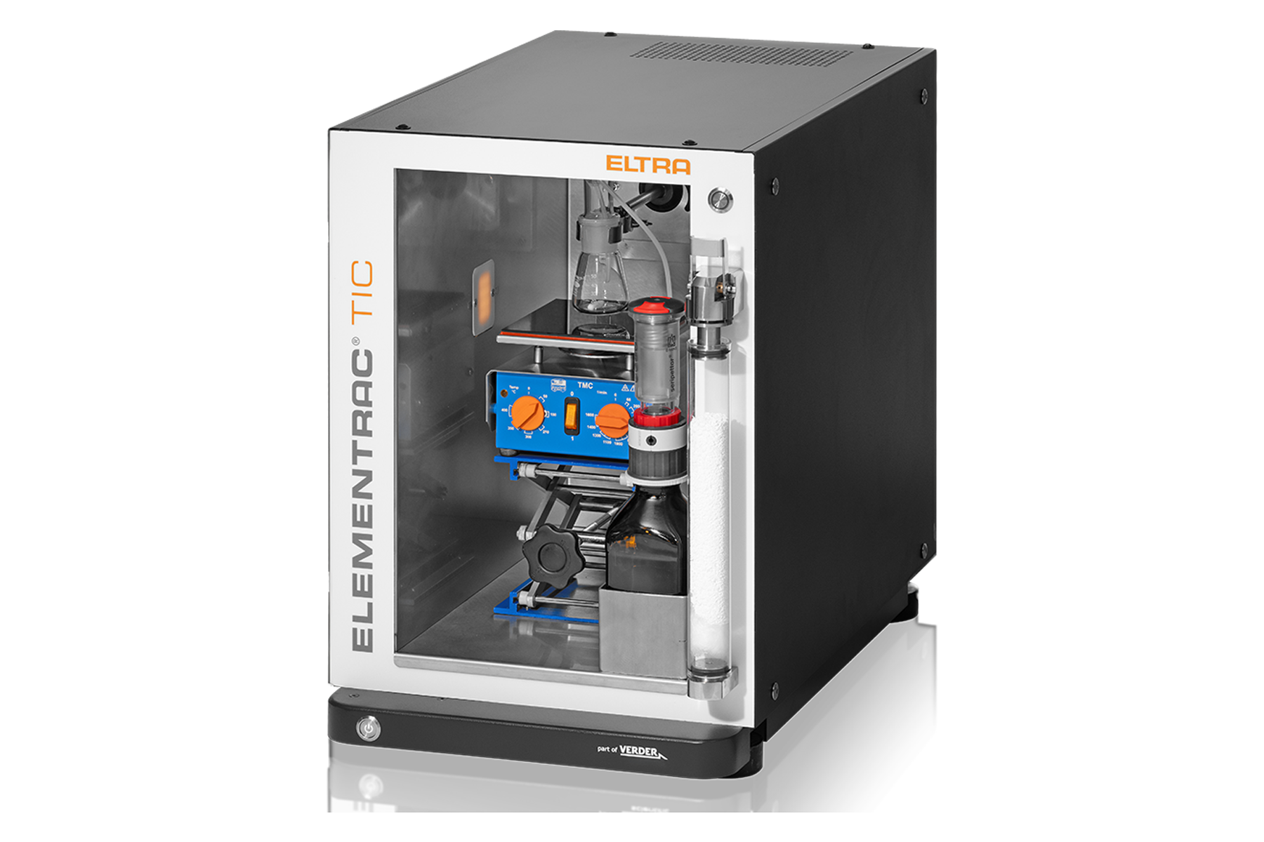 Analyzer with optional TIC module